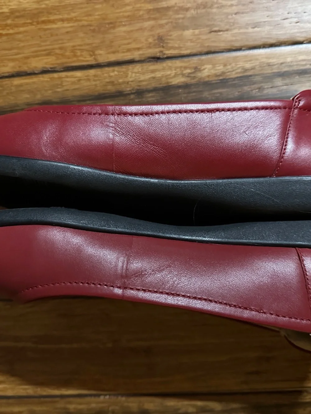 Naturalizer Red Ballet Flats